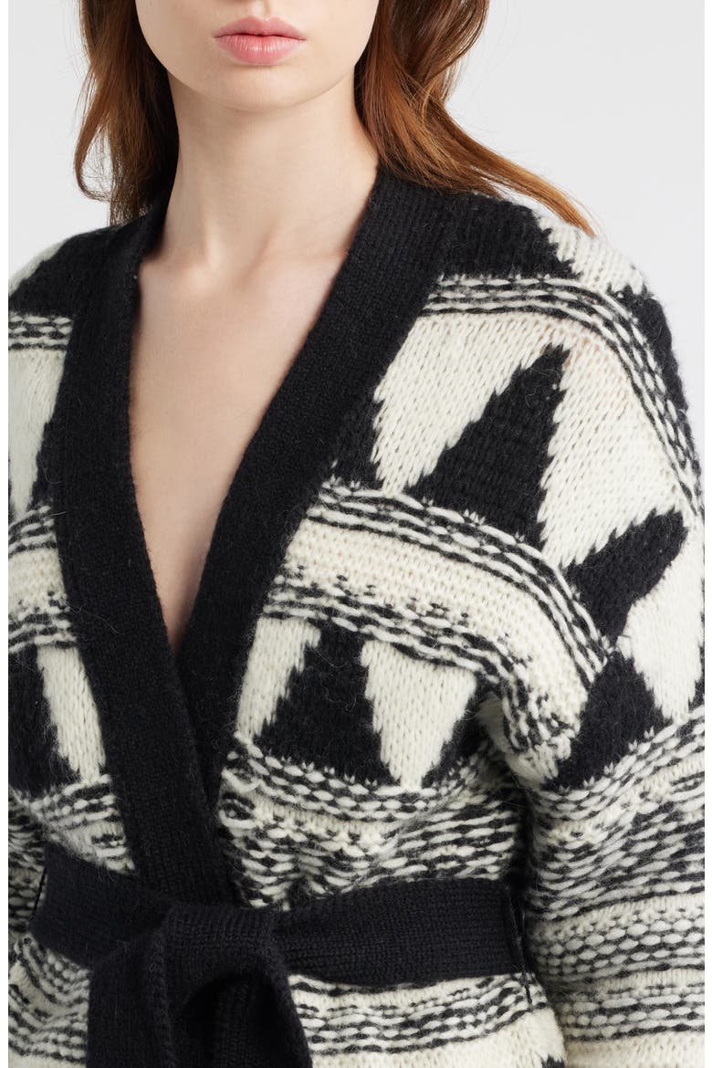 Fregolano Tie Front Longline Cardigan, Alternate, color, OPEN MISC