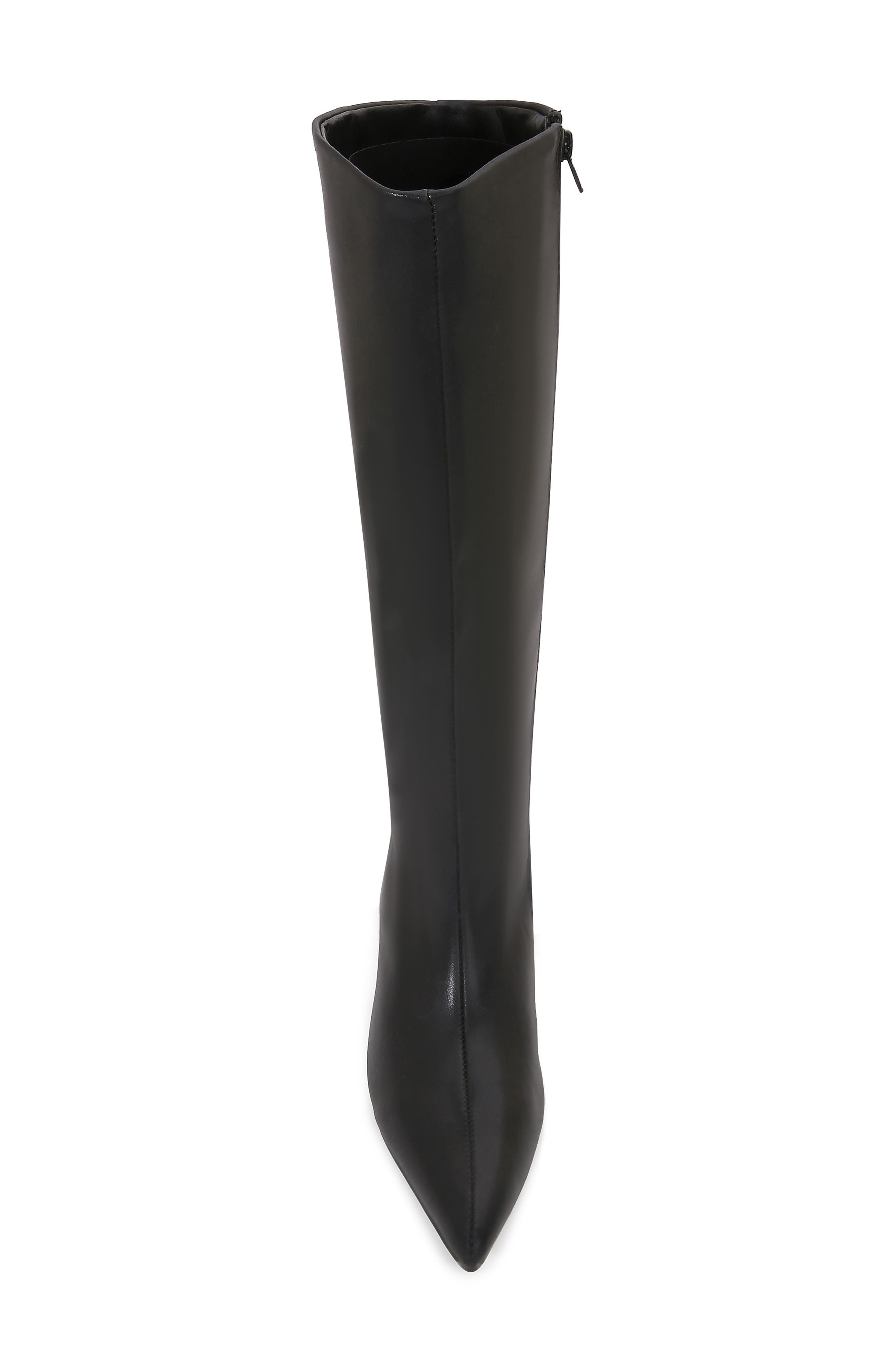 BERNESS Samara Kitten Heel Knee High Boot, Alternate, color, Black