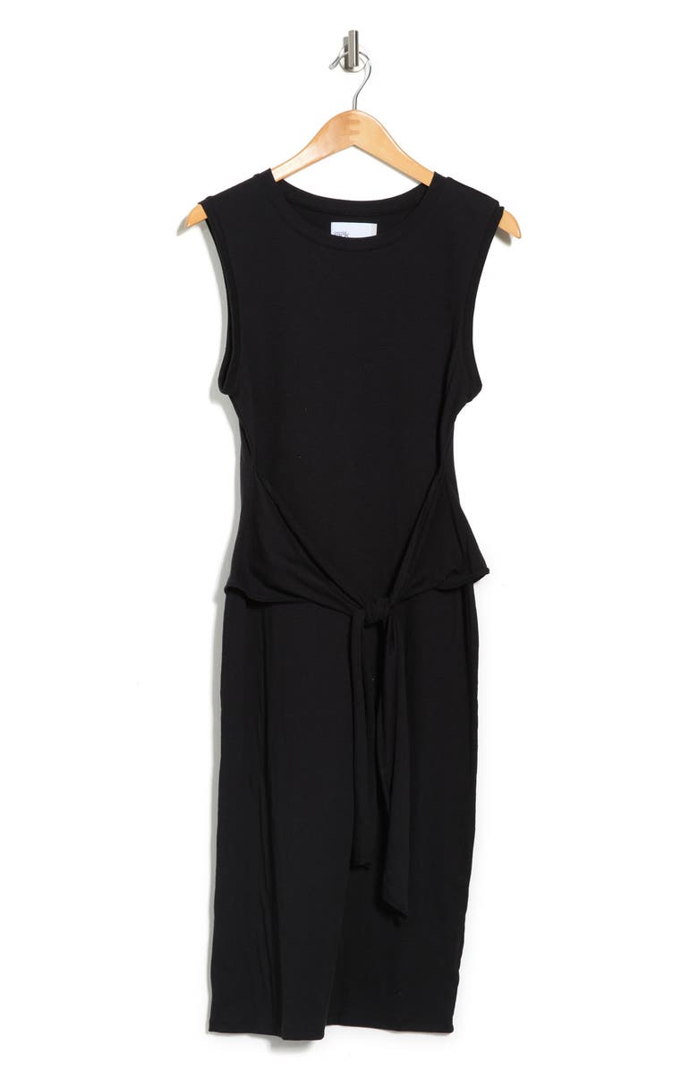 NORDSTROM RACK Sleeveless Tie Waist Dress, Alternate, color, 