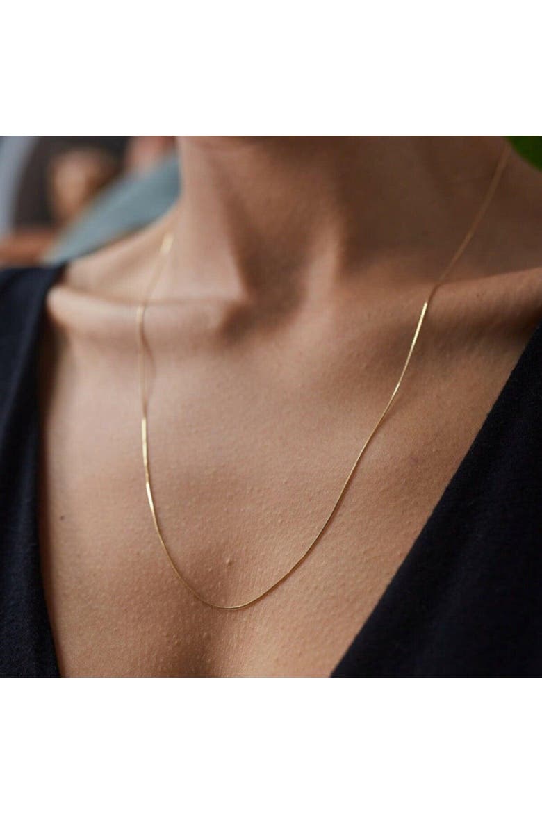 Italian Fine Sterling Silver Chain, Alternate, color, Rose gold