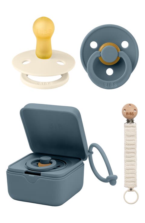 Pacifer, Pacifier Box & Pacifier Clip Set