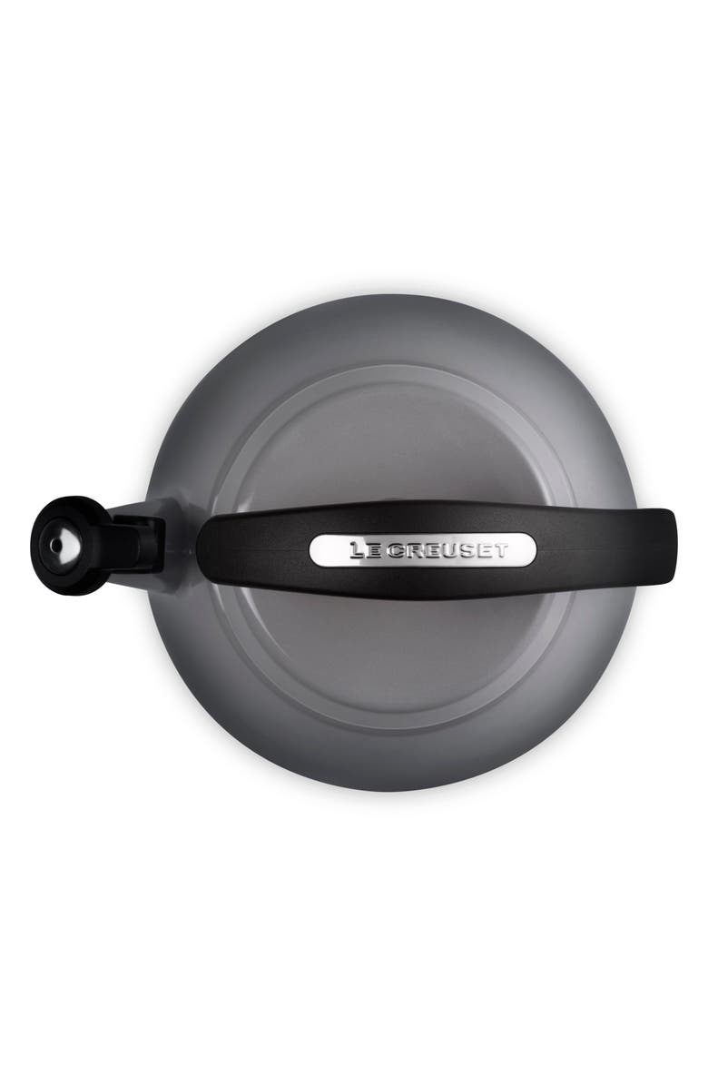 Le Creuset 2.2-Quart Enameled Stainless Steel Whistling Cloche Kettle, Alternate, color, Oyster