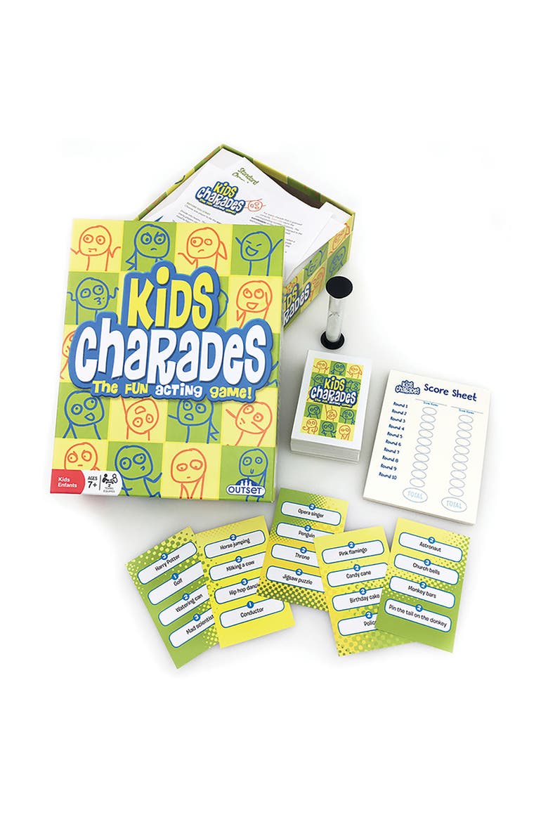 Kids Charades (New Box Size) 300 Charades, Ages 6+, Alternate, color, Multicolored