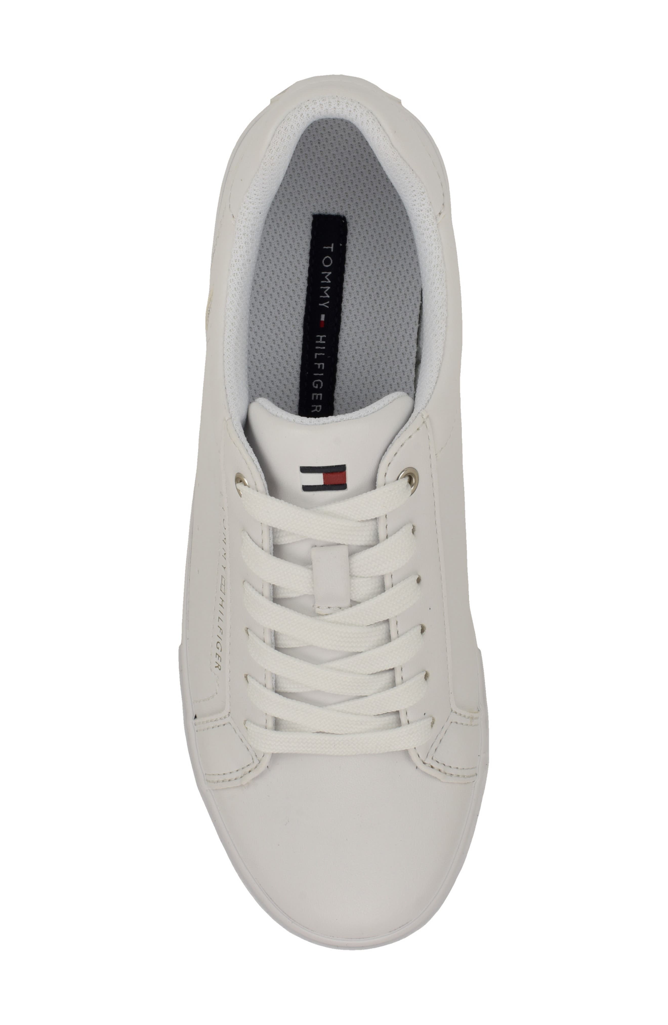 Luhcia Lace-Up Sneaker, Alternate, color, WHITE