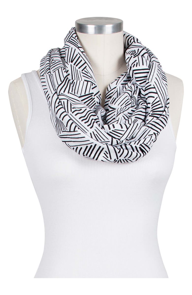 Bébé au Lait Montauk & Mayura Set of 2 Jersey Nursing Cover Scarves, Alternate, color,