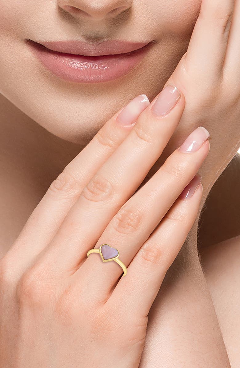 EFFY Pink Opal Heart Ring, Alternate, color, Pink