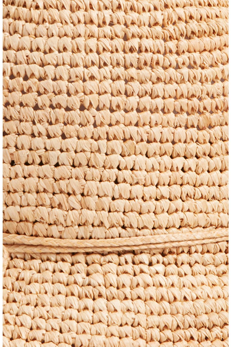 Woven Raffia Bucket Hat, Alternate, color, NATURAL