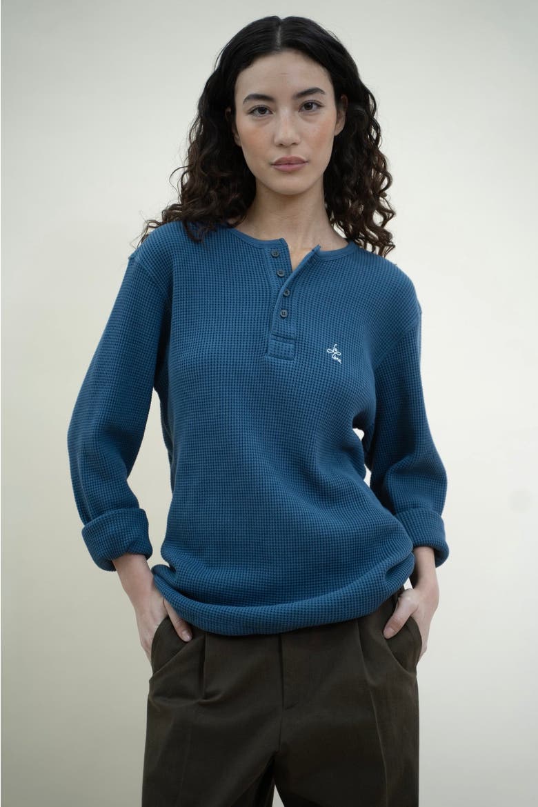 Long-Sleeve Henley, Alternate, color, Navy
