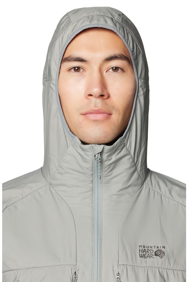 Kor AirShell™ Warm Hoodie, Alternate, color, WET STONE