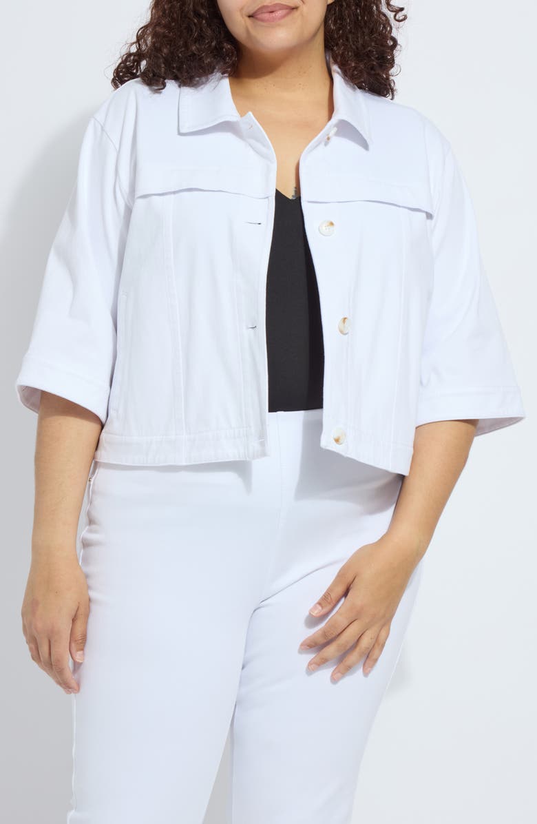 Lysse Remi Denim Jacket, Main, color, White