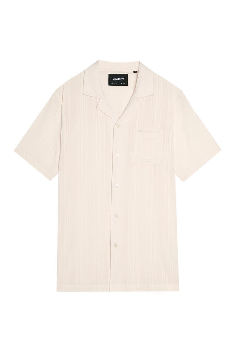 Broderie Resort Shirt, Alternate, color, Natural