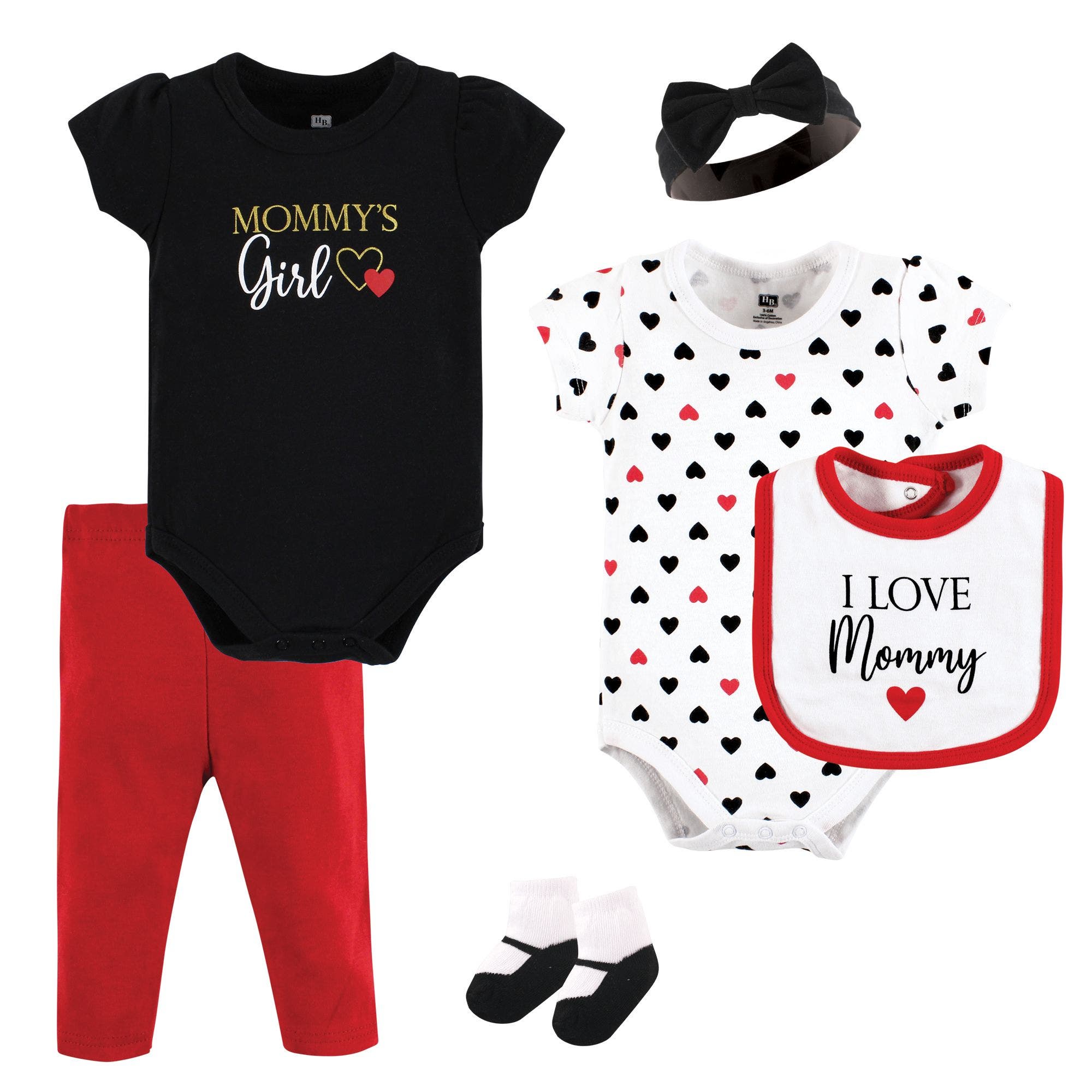 Girl Mommy Red Black