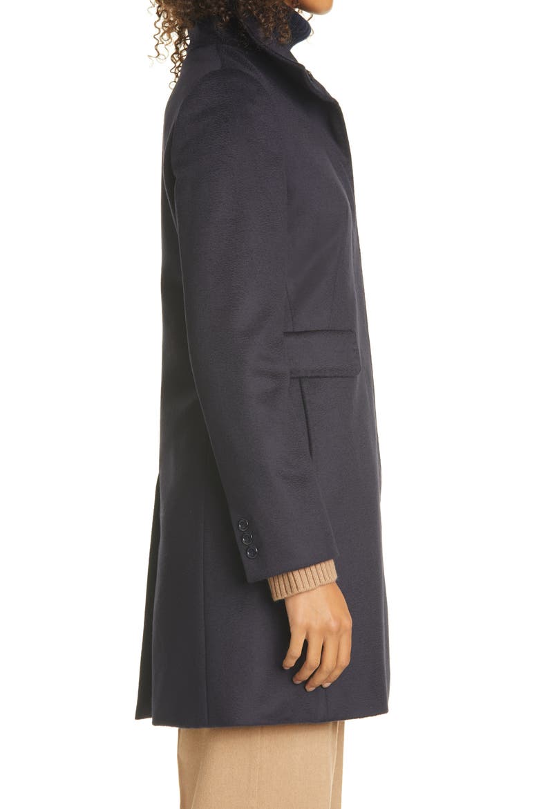 Agnese Wool Coat, Alternate, color, NAVY