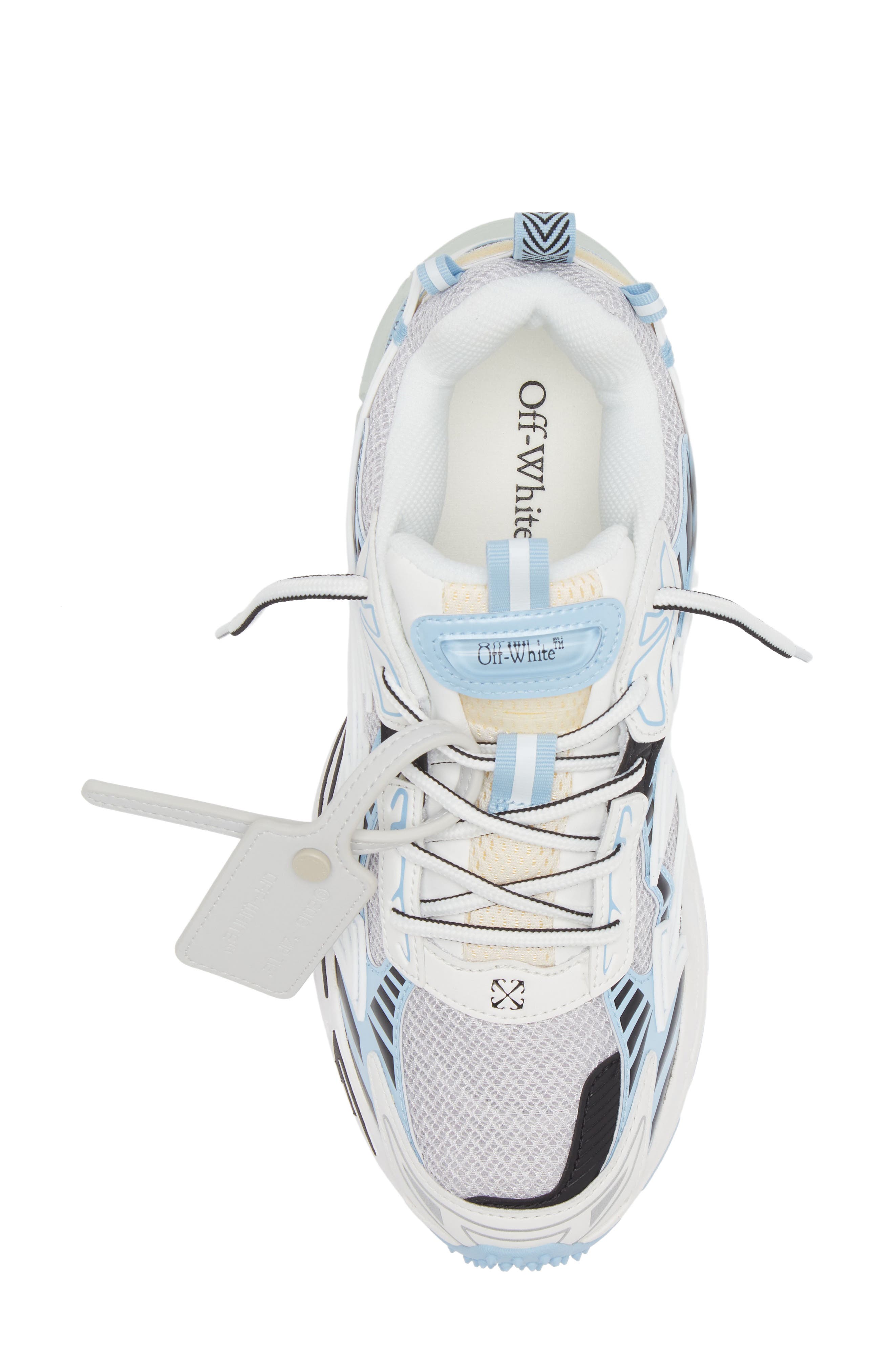 Out Walking Be Right Back Sneaker, Alternate, color, WHITE - LIGHT BLUE