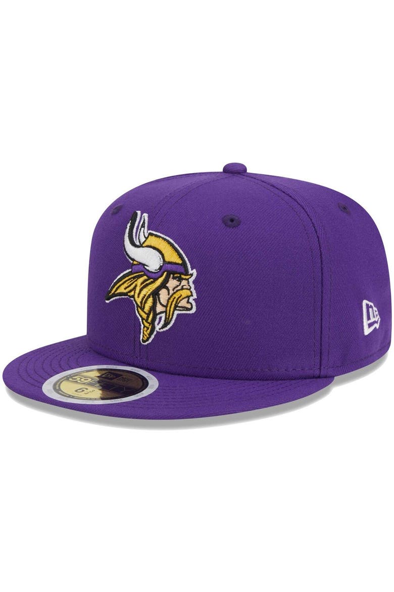 Youth New Era Purple Minnesota Vikings  Main 59FIFTY Fitted Hat, Alternate, color, Purple