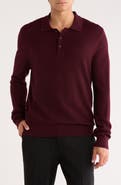 Nordstrom Long Sleeve Merino Wool Polo