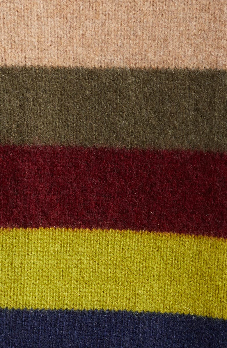 The Elder Statesman Mood Stripe Cashmere Sweater, Alternate, color,