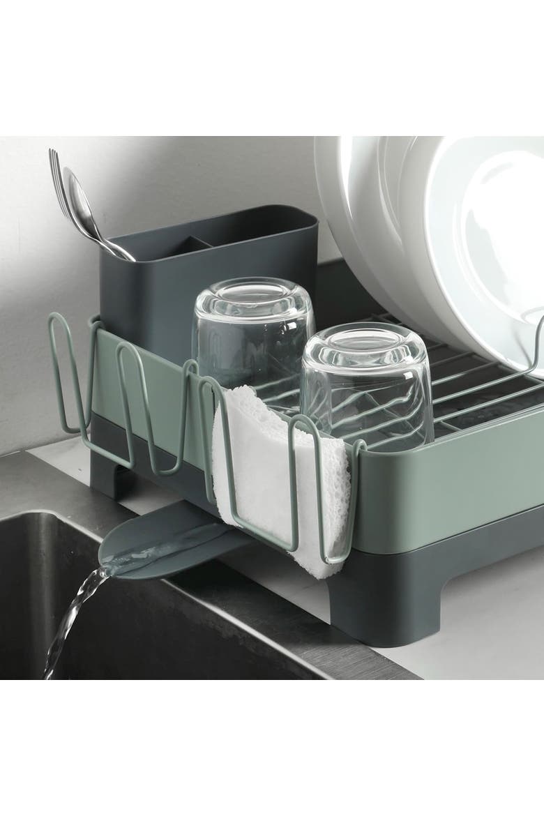 Nestcraft Galvanized Steel Dish Rack, Alternate, color, Green
