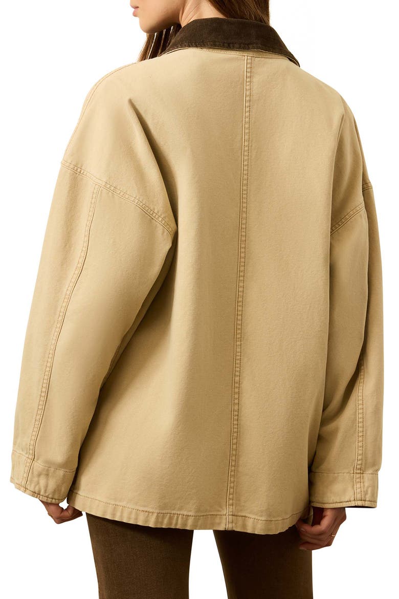 Sunwashed Canvas Barn Jacket, Alternate, color, SANDY KHAKI