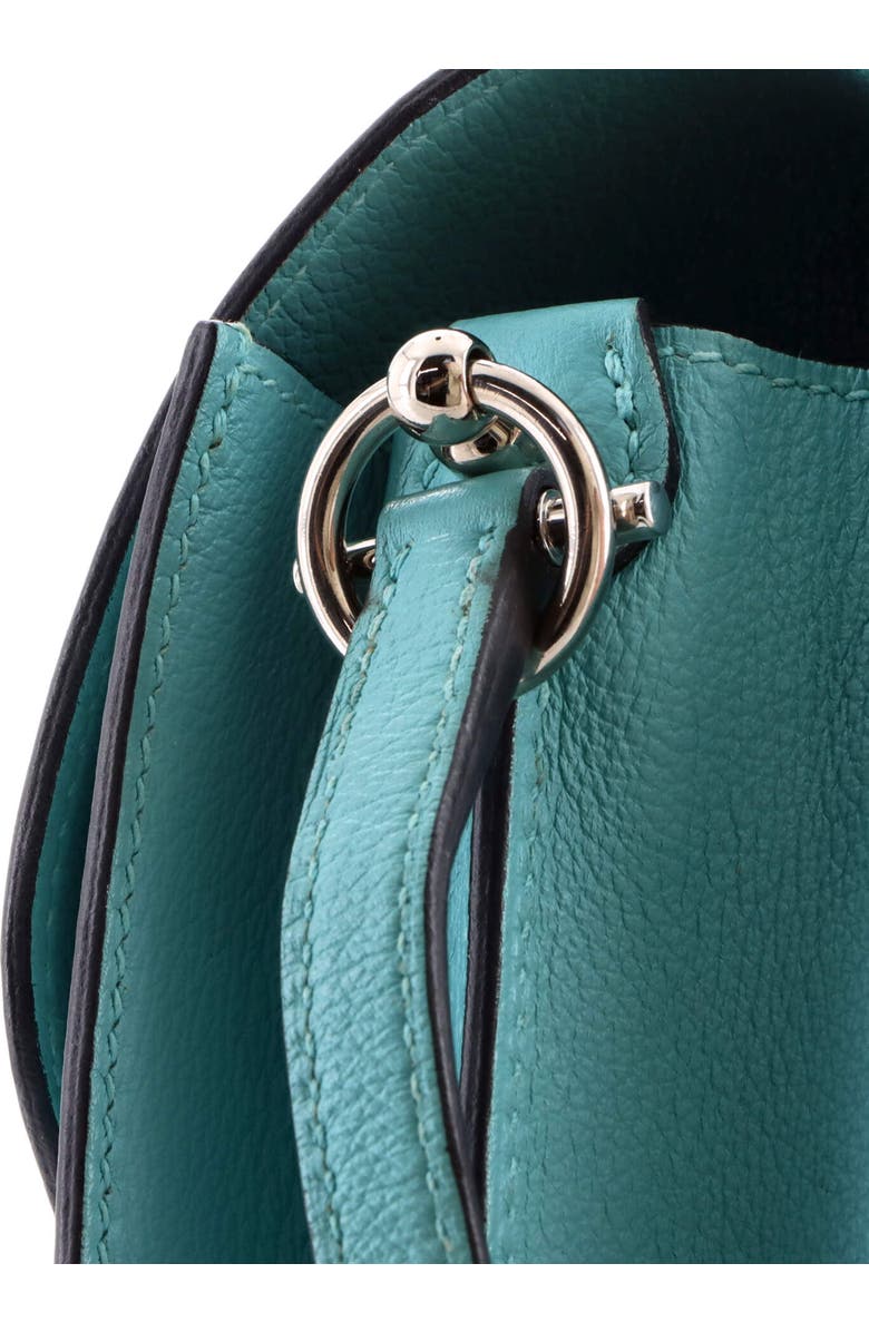 Pre-Owned Hermes Roulis Bag Evercolor 18, Alternate, color, Bleu Atoll