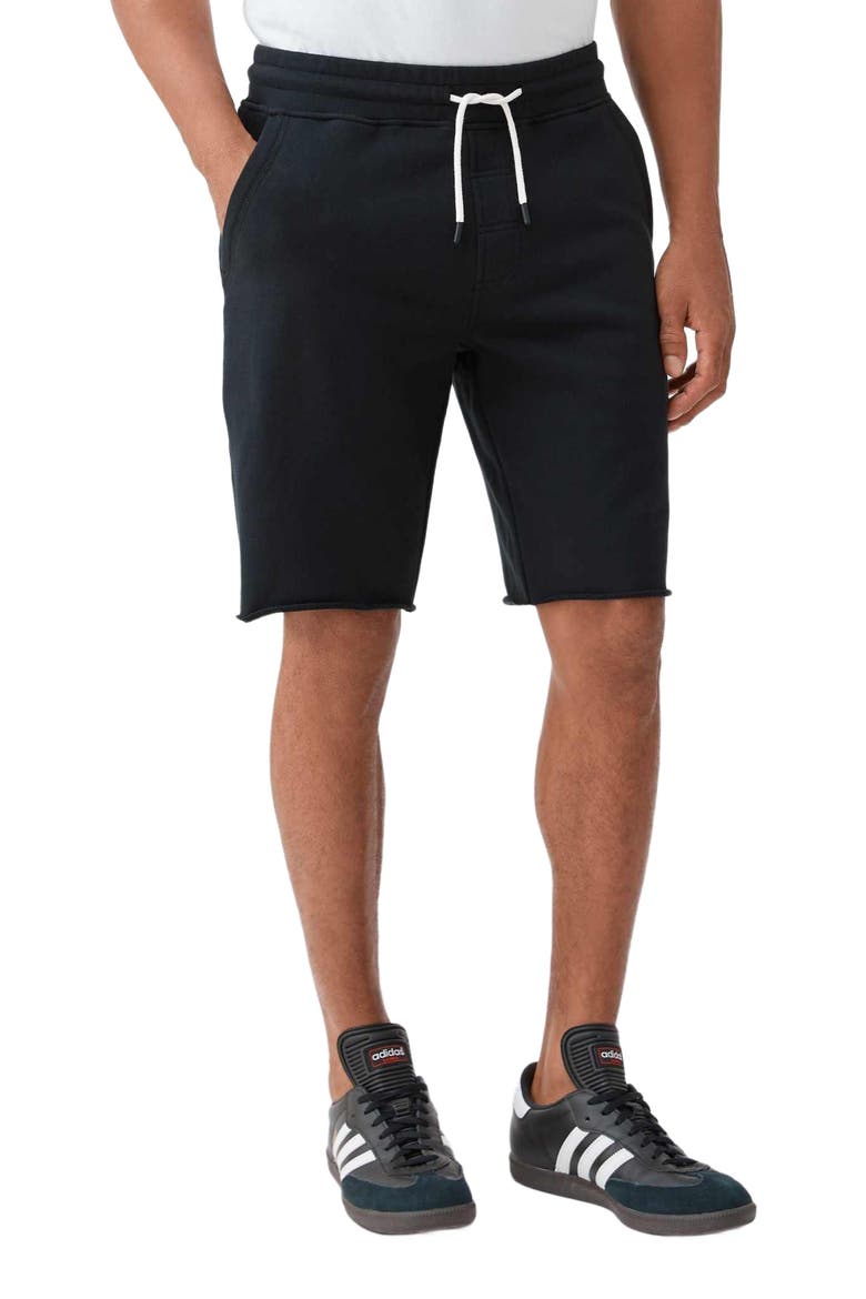 Sailor Drawstring Terry Short, Alternate, color, Black