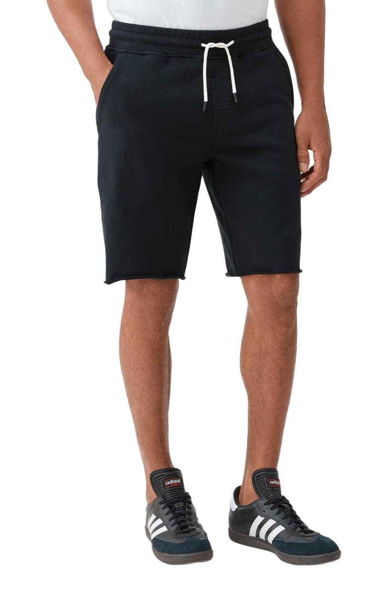 Surfside Supply Co. Sailor Drawstring Terry Short, Alternate, color, Black