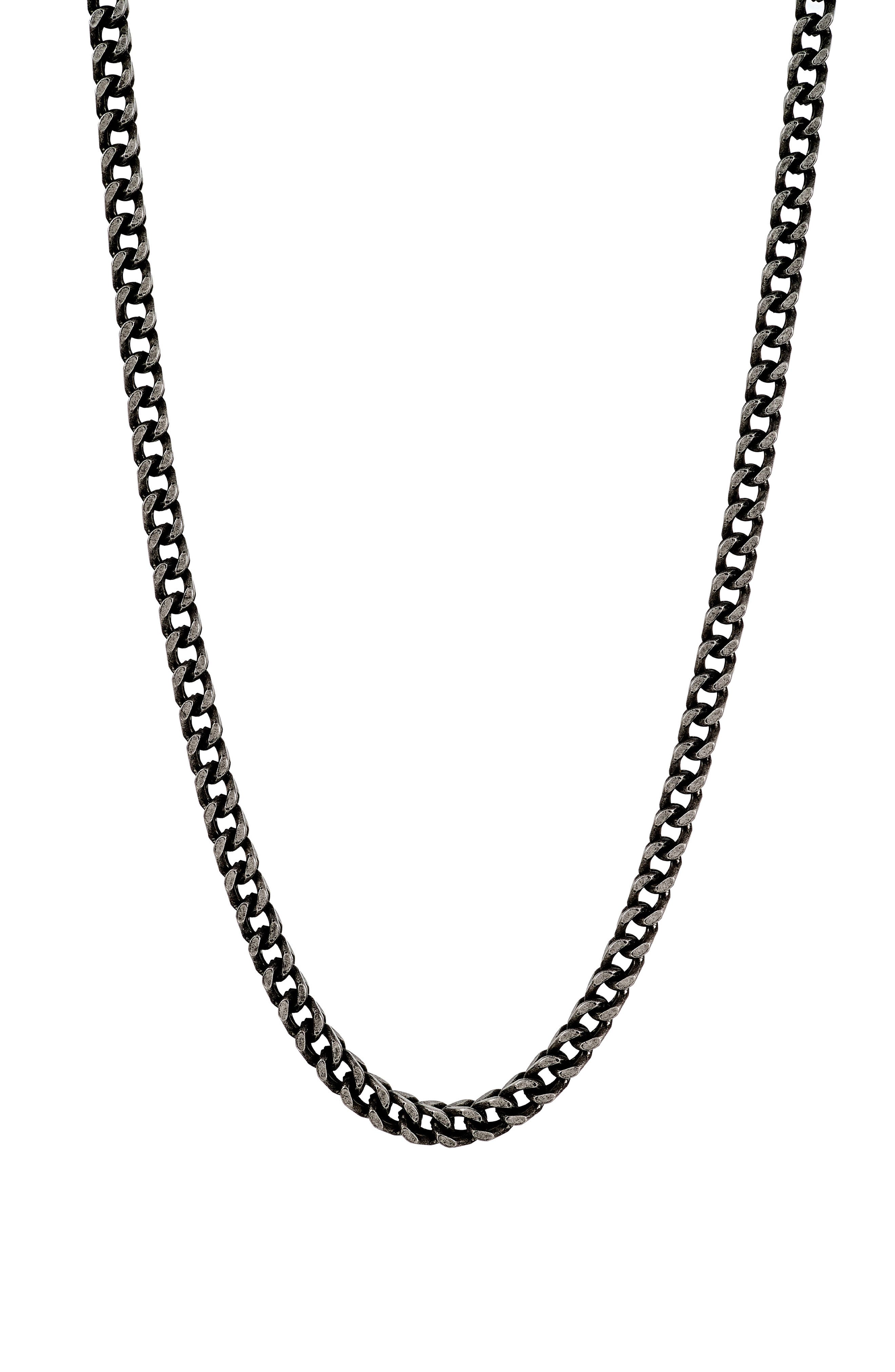 Men's Stainless Steel Rope Chain Necklace