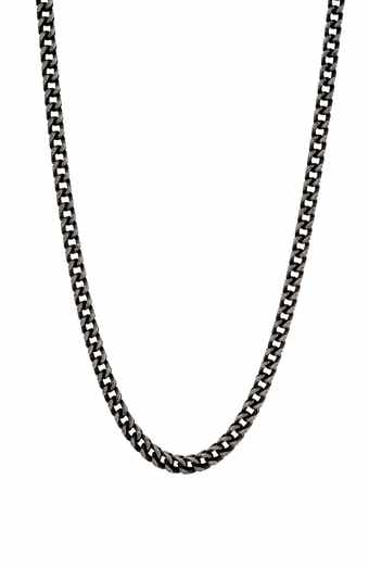 Men's Stainless Steel Rope Chain Necklace