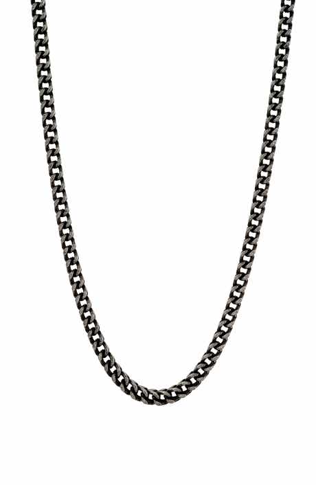 Men's Stainless Steel Rope Chain Necklace