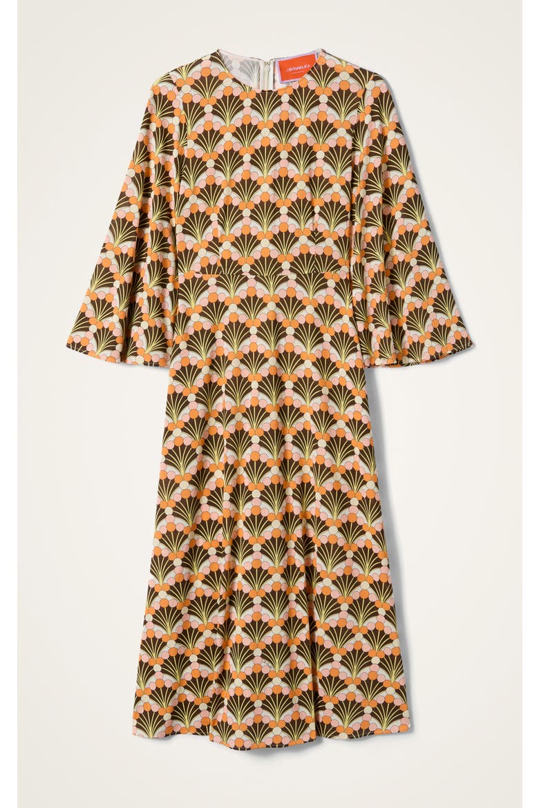 Sorella Dress, Alternate, color, Florette Fan Brown