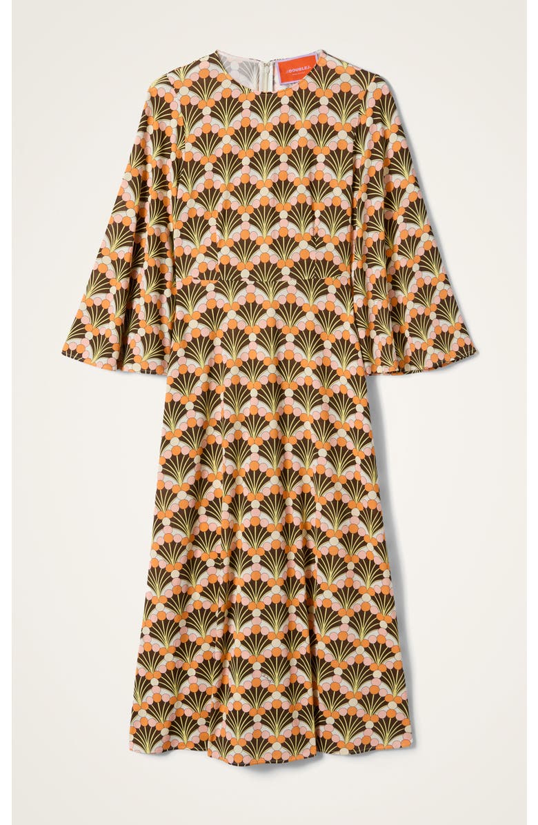 La DoubleJ Sorella Dress, Alternate, color, Florette Fan Brown