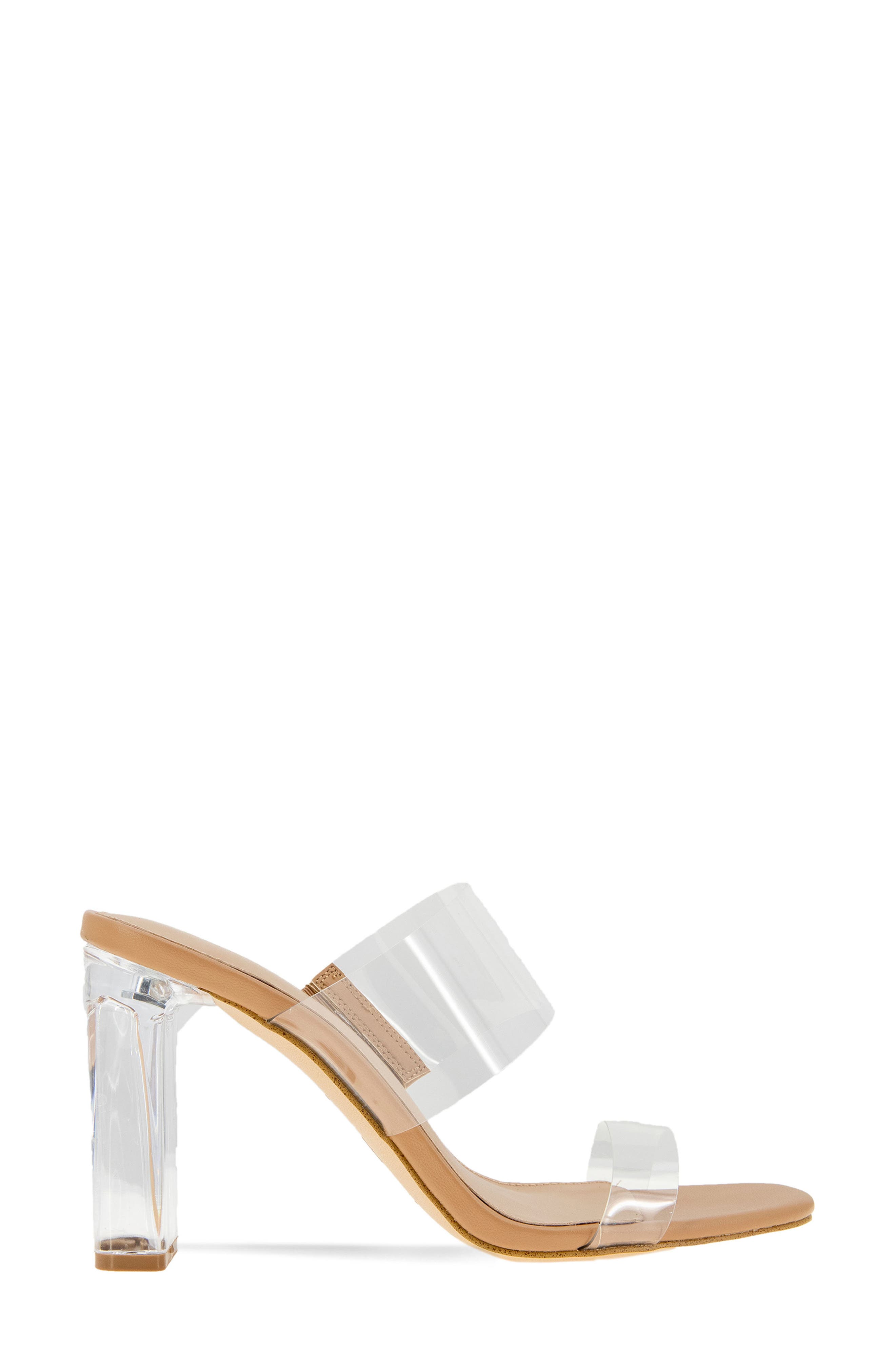 BCBG Georgie Sandal, Alternate, color, CLEAR