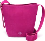 New Amsterdam Leatherworks Jayden Suede Bucket Bag