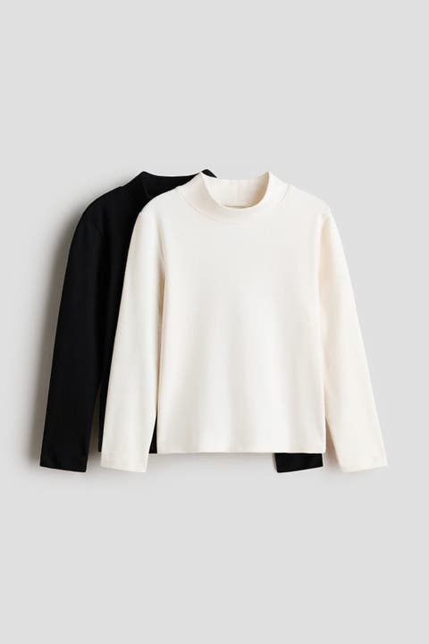 2-pack Mock Turtleneck Tops