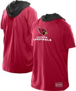 New Era Men's New Era Cardinal Arizona Cardinals Combine Authentic Hooded Raglan Short-Sleeve T-Shirt