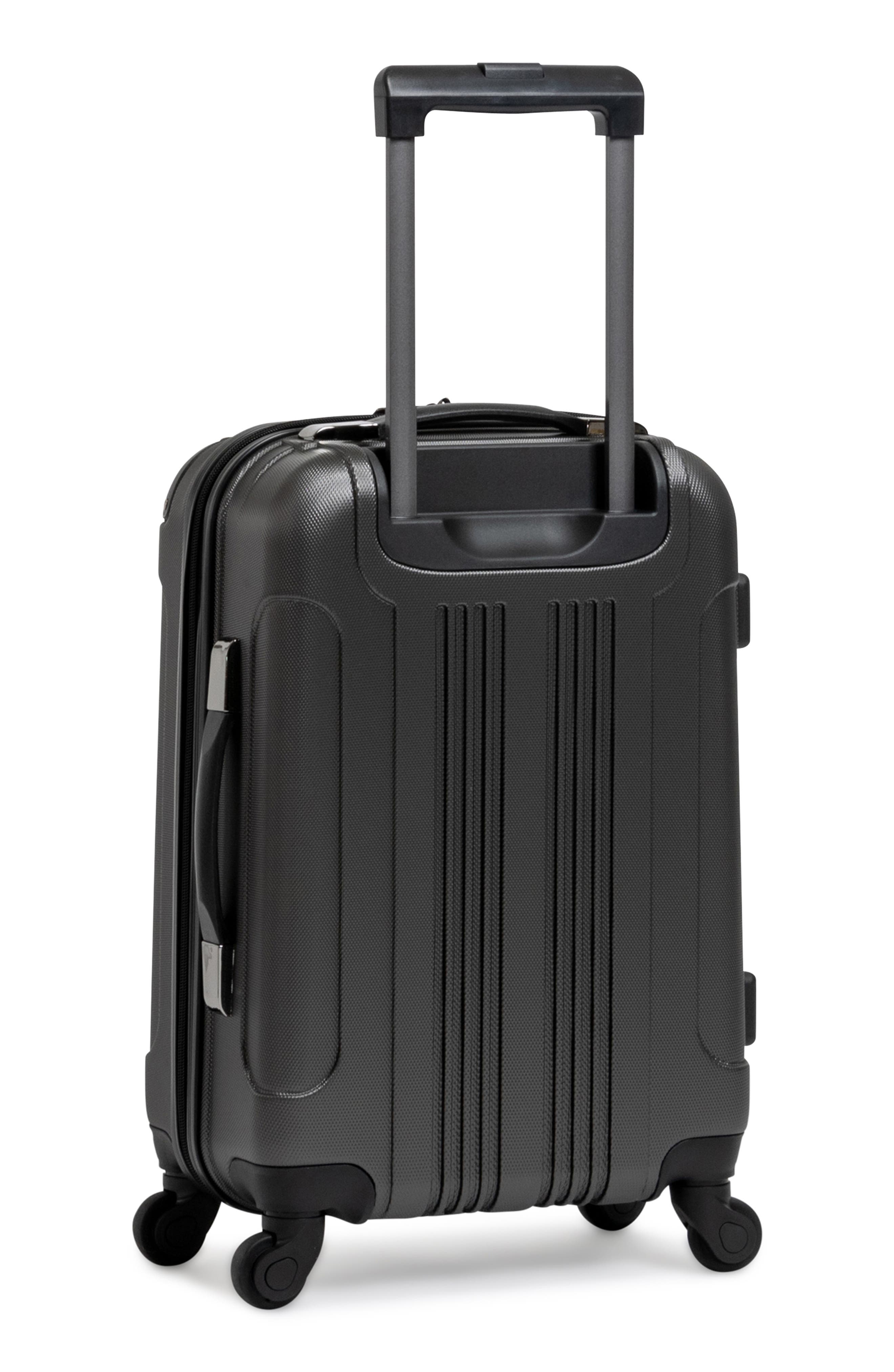 Kenneth Cole Reaction Out of Bounds 20" Lightweight Hardside 4-Wheel Spinner Carry-On Luggage, Alternate, color, Charcoal