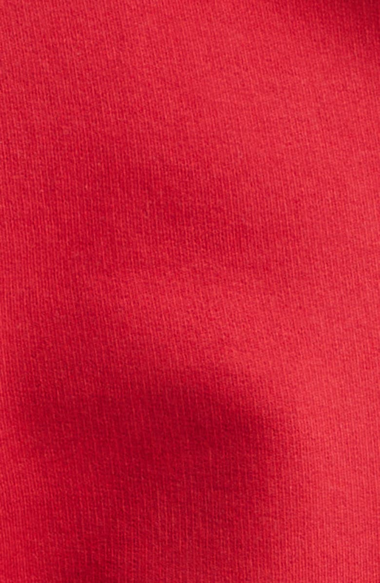 Balenciaga Embroidered Baggy Fleece Pants, Alternate, color, 6167 Red/ Black