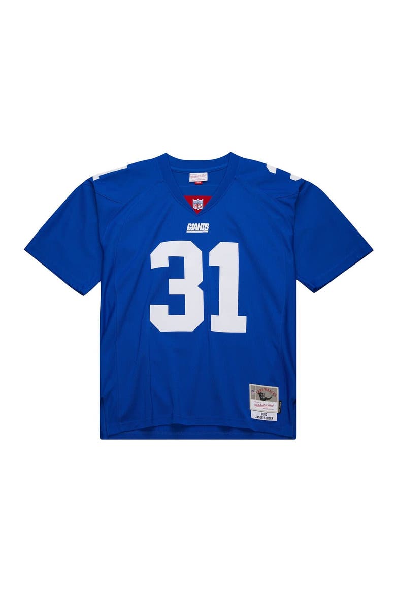 Men's Mitchell & Ness Jason Sehorn Royal New York Giants 2000 Legacy Replica Jersey, Main, color, Royal