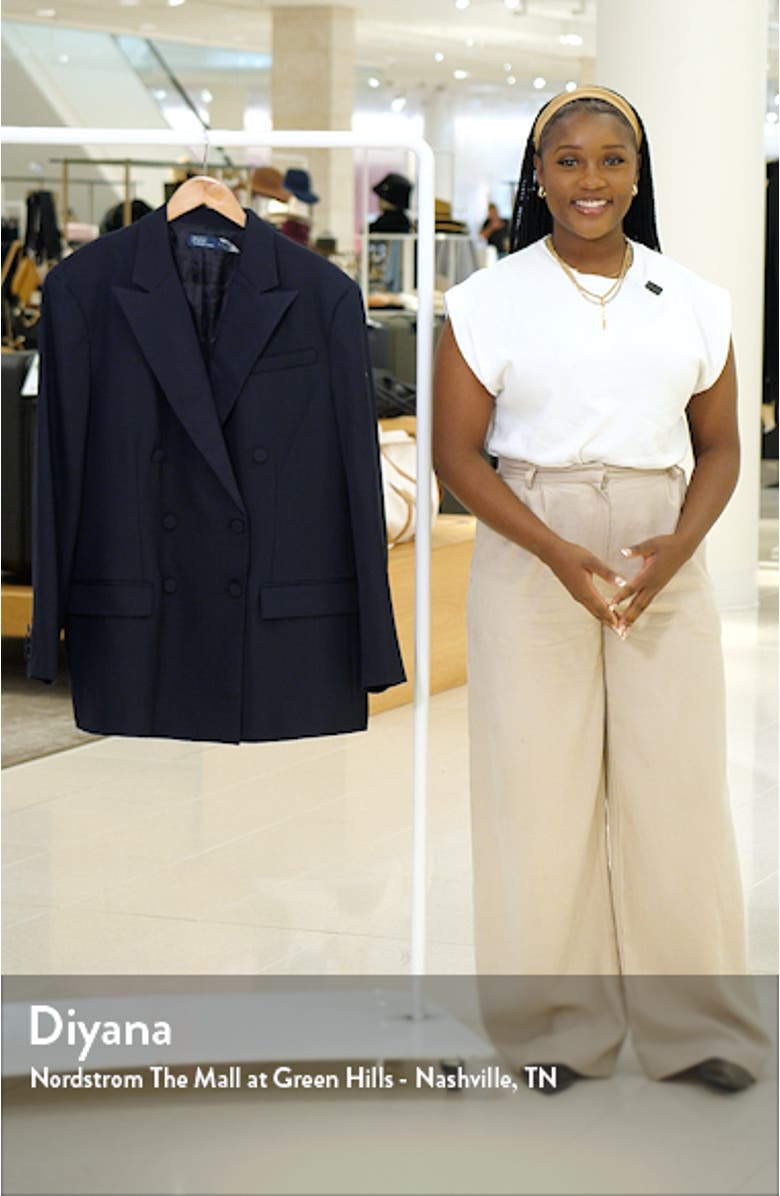 Wool Double Breasted Jacket, sales video thumbnail