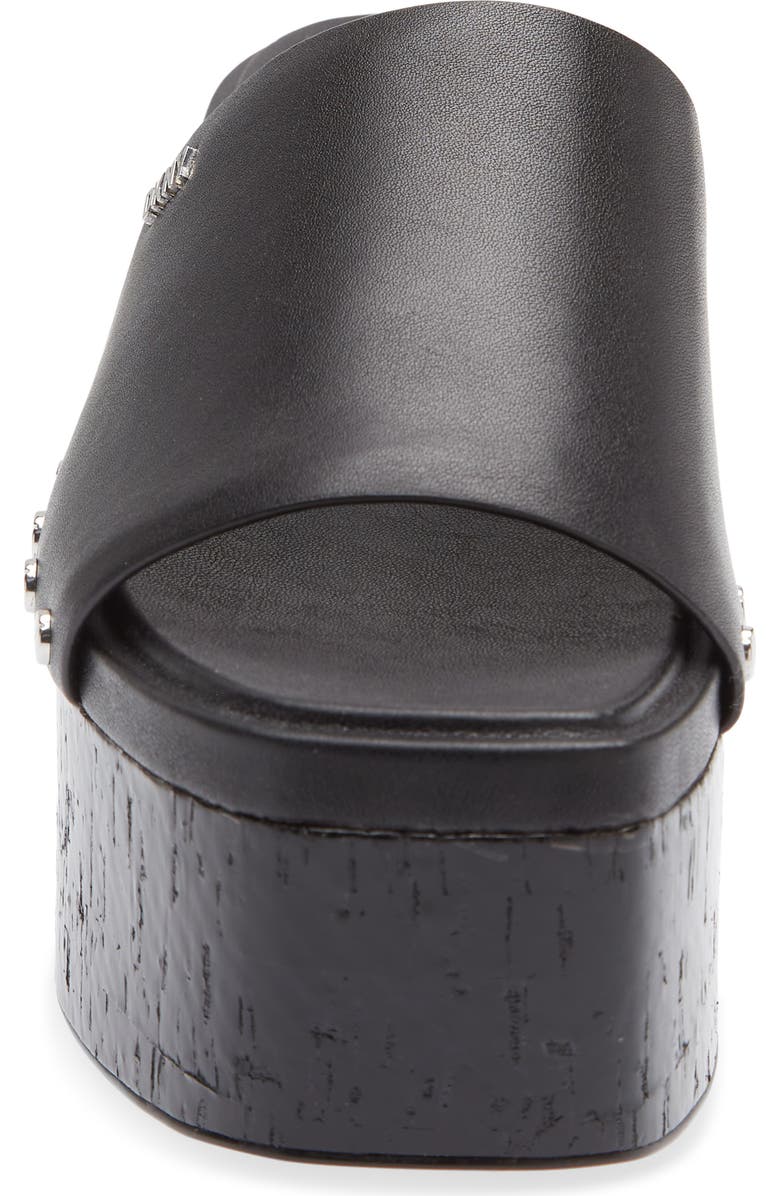 DKNY Alvy Platform Slide Sandal, Alternate, color, Black
