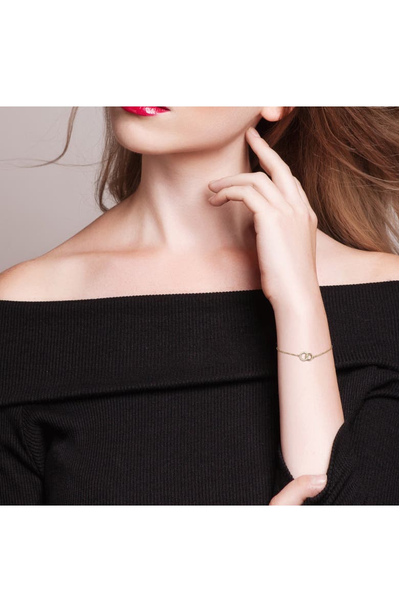 Julianna B. Diamond Circles Charm Bracelet 14k, Alternate, color, 14K Yellow Gold