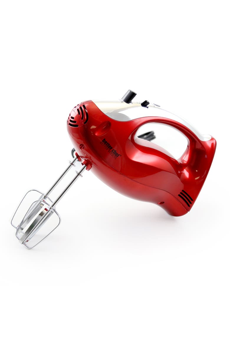 Better Chef Hand Mixer-Red, Main, color, Red