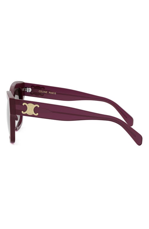 Celine Triomphe 55mm Round Sunglasses