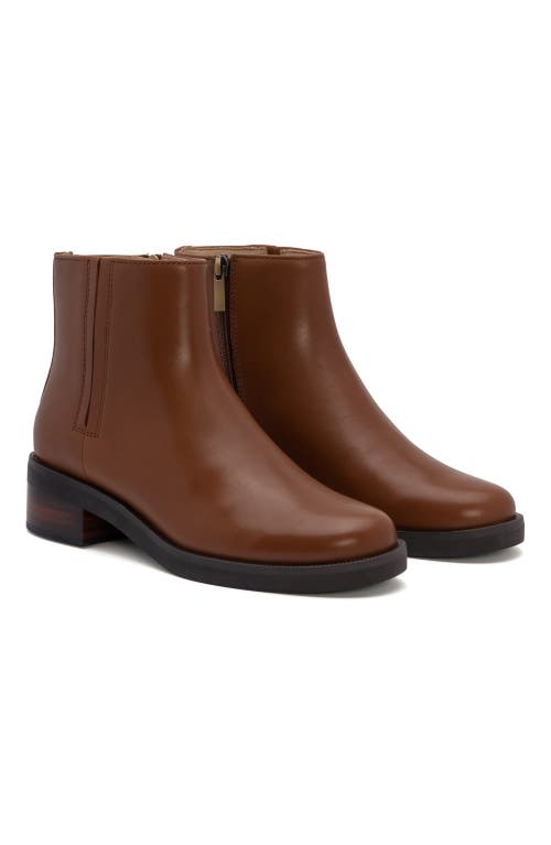 Abeo Traverse Ankle Bootie In Dark Tan - Regular