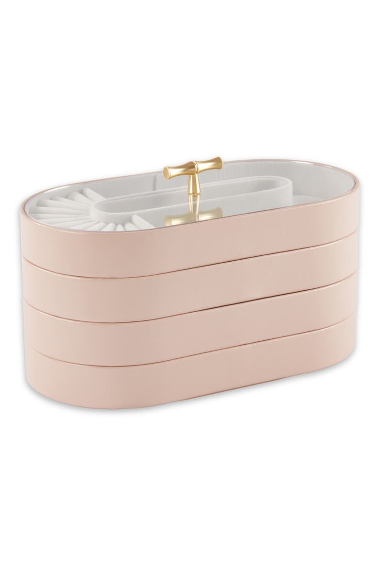 Stackable Jewelry Storage Trays, Main, color, PINK