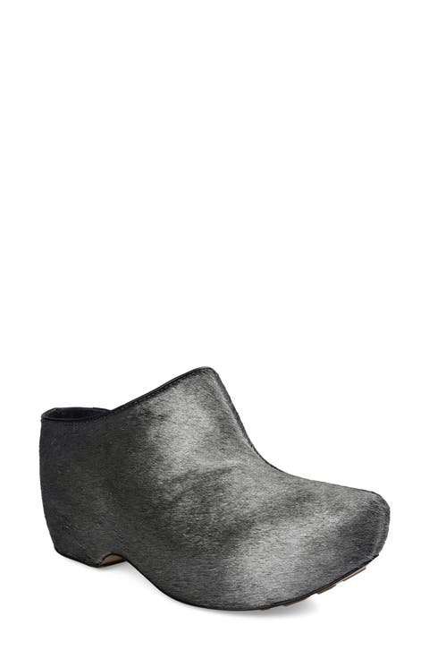 Osmary Genuine Calf Hair Clog