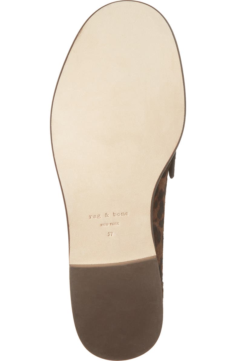 rag & bone Carter Genuine Calf Hair Penny Loafer, Alternate, color, Leopard