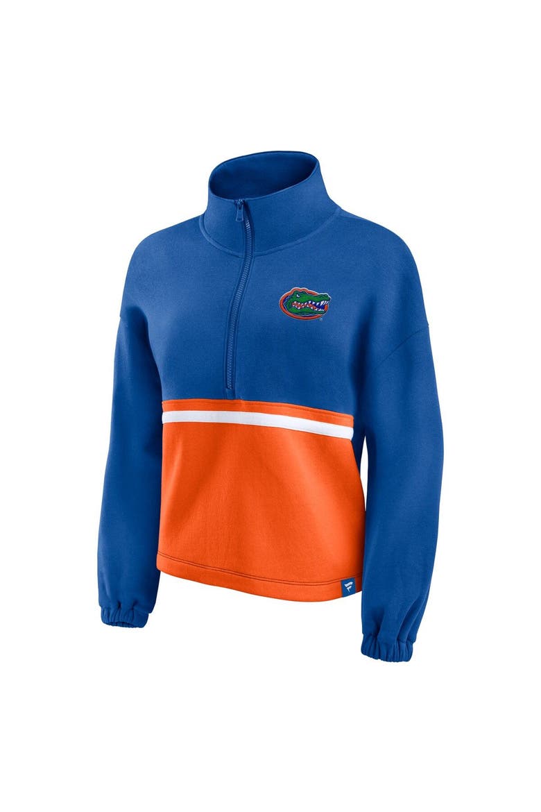 Women's Fanatics Branded Royal Florida Gators Fleece Half-Zip Jacket, Alternate, color, Royal