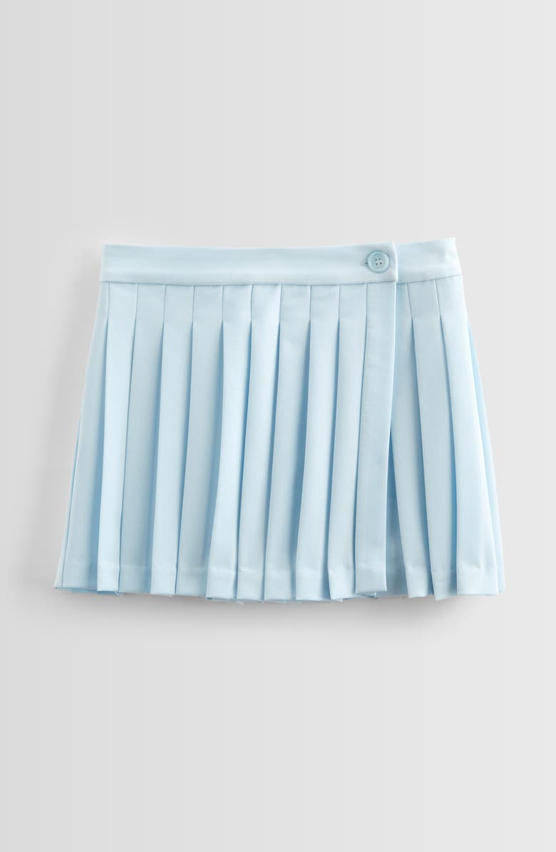 Nordstrom Kids' Pleated Skort, Main, color, Blue Delicate