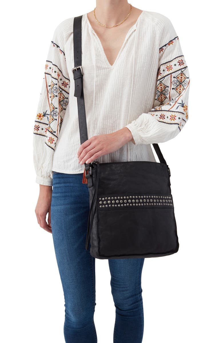 HOBO Mystic Studded Leather Crossbody Bag, Alternate, color,